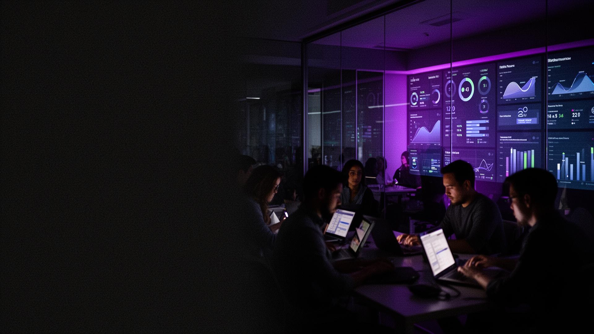 Time da Rise Ads trabalhando em dashboards de ecommerce